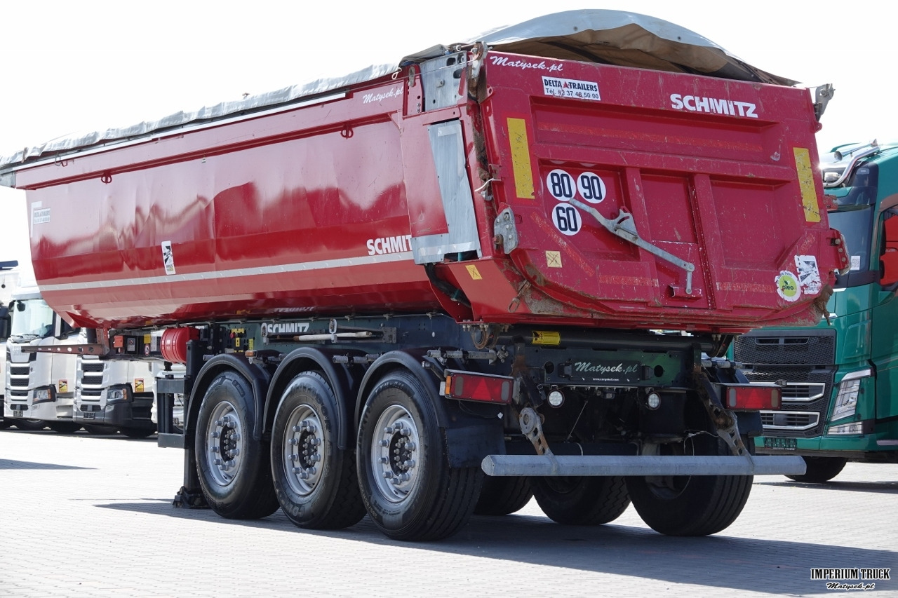 SCHMITZ WYWROTKA / 26 m3 / STALOWA / HYDROKLAPA / OŚ PODNOSZONA / AUTOMATYCZNIE ZSUWANA PLNADEKA / SPROWADZONA - Tipper semi-trailer: picture 5 SCHMITZ WYWROTKA / 26 m3 / STALOWA / HYDROKLAPA / OŚ PODNOSZONA / AUTOMATYCZNIE ZSUWANA PLNADEKA / SPROWADZONA - Tipper semi-trailer: picture 5