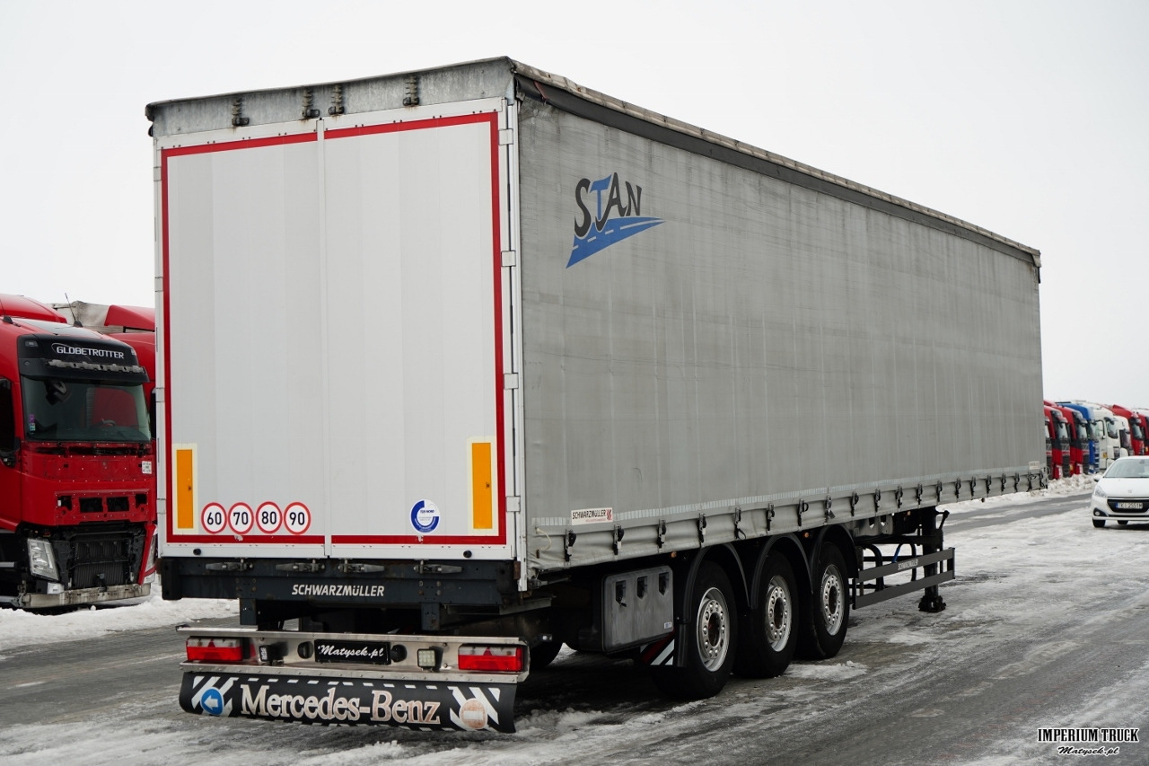 SCHWARZMULLER / FIRANKA / MULDA 8,5 M / DACH PODNOSZONY / OŚ PODNOSZONA / SAF - Curtainsider semi-trailer: picture 5 SCHWARZMULLER / FIRANKA / MULDA 8,5 M / DACH PODNOSZONY / OŚ PODNOSZONA / SAF - Curtainsider semi-trailer: picture 5