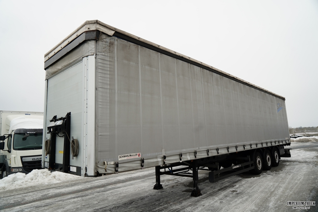 SCHWARZMULLER / FIRANKA / MULDA 8,5 M / DACH PODNOSZONY / OŚ PODNOSZONA / SAF - Curtainsider semi-trailer: picture 2 SCHWARZMULLER / FIRANKA / MULDA 8,5 M / DACH PODNOSZONY / OŚ PODNOSZONA / SAF - Curtainsider semi-trailer: picture 2