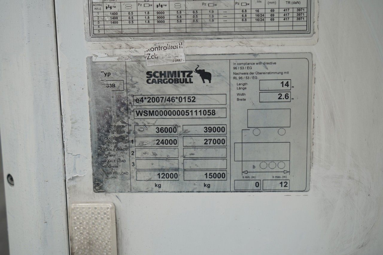 Refrigerator semi-trailer Schmitz Cargobull CHŁODNIA / THERMO KING / HAKÓWKA / OŚ PODNOSZO: picture 26 Refrigerator semi-trailer Schmitz Cargobull CHŁODNIA / THERMO KING / HAKÓWKA / OŚ PODNOSZO: picture 26