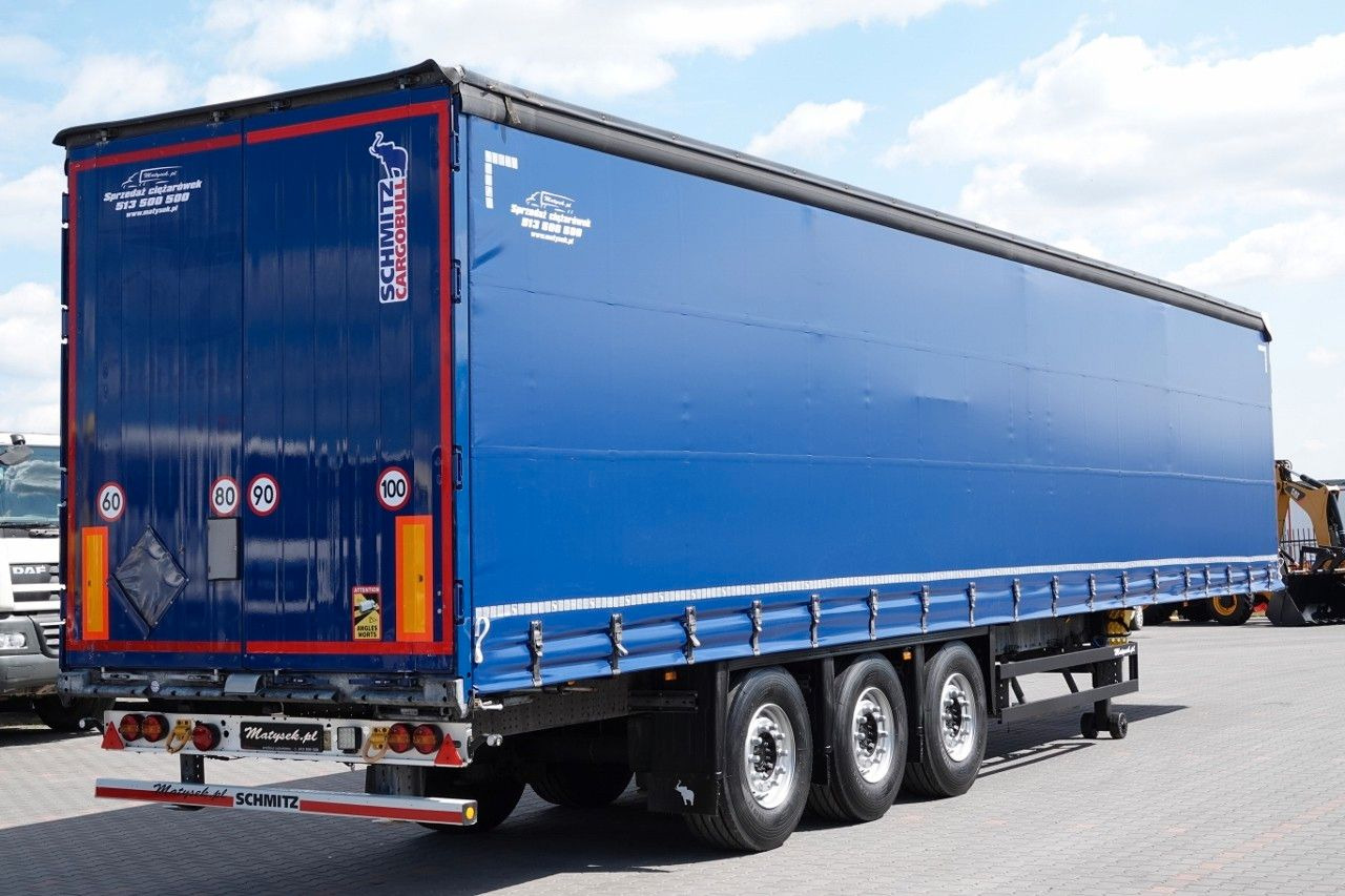 Schmitz Cargobull FIRANKA / STANDARD / OPONY 100% / MAŁO UŻYWANA - Curtainsider semi-trailer: picture 4 Schmitz Cargobull FIRANKA / STANDARD / OPONY 100% / MAŁO UŻYWANA - Curtainsider semi-trailer: picture 4