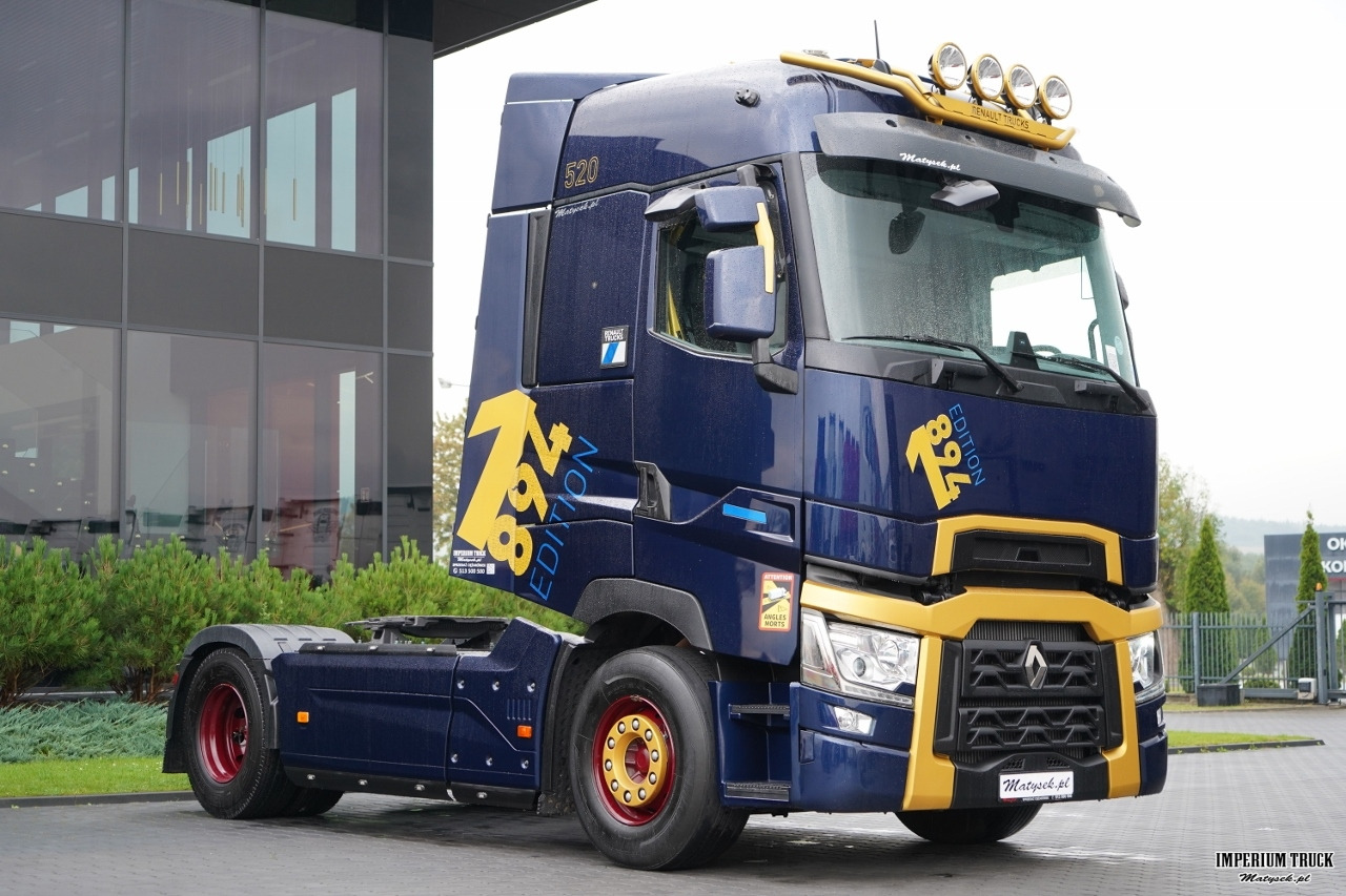 RENAULT T 520 / EDYCJA LIMITOWANA - 1894 / CAŁA NA PODUSZKACH / KLIMA POSTOJOWA / SKÓRY / OPONY 100% / SALONKA / BARDZO BOGATA WERSJA / PO KONTRAKCIE SERWISOWYM - Tractor unit: picture 1 RENAULT T 520 / EDYCJA LIMITOWANA - 1894 / CAŁA NA PODUSZKACH / KLIMA POSTOJOWA / SKÓRY / OPONY 100% / SALONKA / BARDZO BOGATA WERSJA / PO KONTRAKCIE SERWISOWYM - Tractor unit: picture 1
