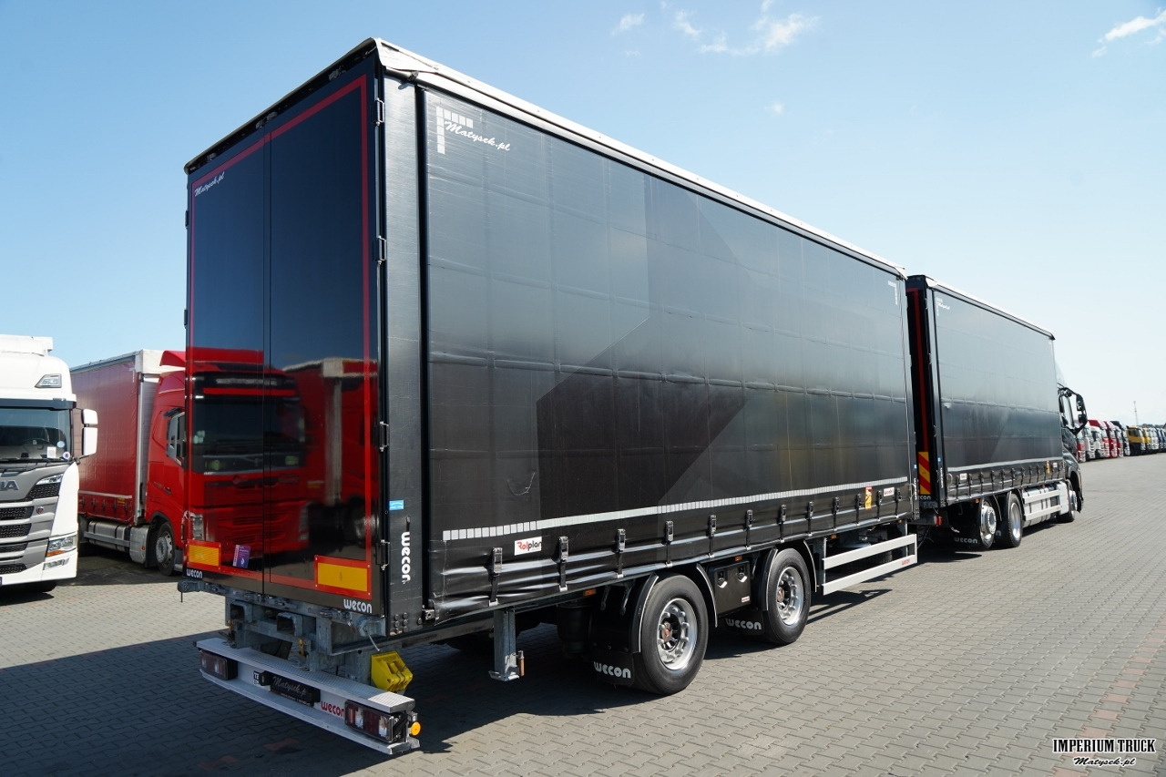 Curtain side truck VOLVO FH 500 / I-SAVE / XL / ZESTAW TANDEM PRZEJAZDOWY 120 M3 / 2023 / I-PARK COOL / ZAWIESIE DOKI DO WÓZKA / PO ZŁOTYM KONTRAKCIE SERWISOWYM: picture 6