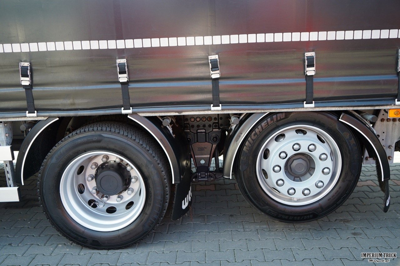 Curtain side truck VOLVO FH 500 / I-SAVE / XL / ZESTAW TANDEM PRZEJAZDOWY 120 M3 / 2023 / I-PARK COOL / ZAWIESIE DOKI DO WÓZKA / PO ZŁOTYM KONTRAKCIE SERWISOWYM: picture 35