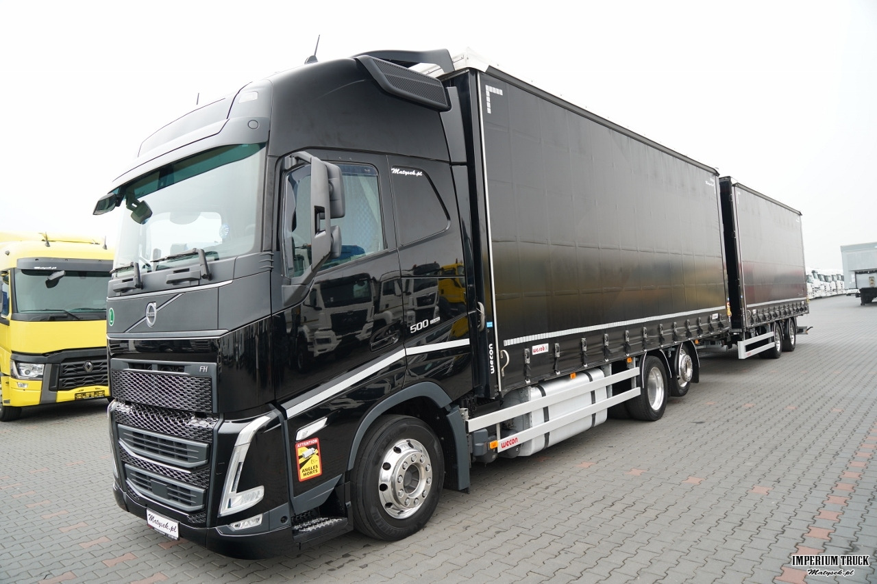 VOLVO FH 500 / XXL / ZESTAW TANDEM PRZEJAZDOWY 120 M3 / 2024 / KLIMATYZACJA POSTOJOWA / ZAWIESIE DOKI DO WÓZKA / OŚ PODNOSZONA / ALUFELGI / PRZYCZEPA WECON / PO KONTRAKCIE SERWISOWYM - Curtain side truck: picture 5 VOLVO FH 500 / XXL / ZESTAW TANDEM PRZEJAZDOWY 120 M3 / 2024 / KLIMATYZACJA POSTOJOWA / ZAWIESIE DOKI DO WÓZKA / OŚ PODNOSZONA / ALUFELGI / PRZYCZEPA WECON / PO KONTRAKCIE SERWISOWYM - Curtain side truck: picture 5
