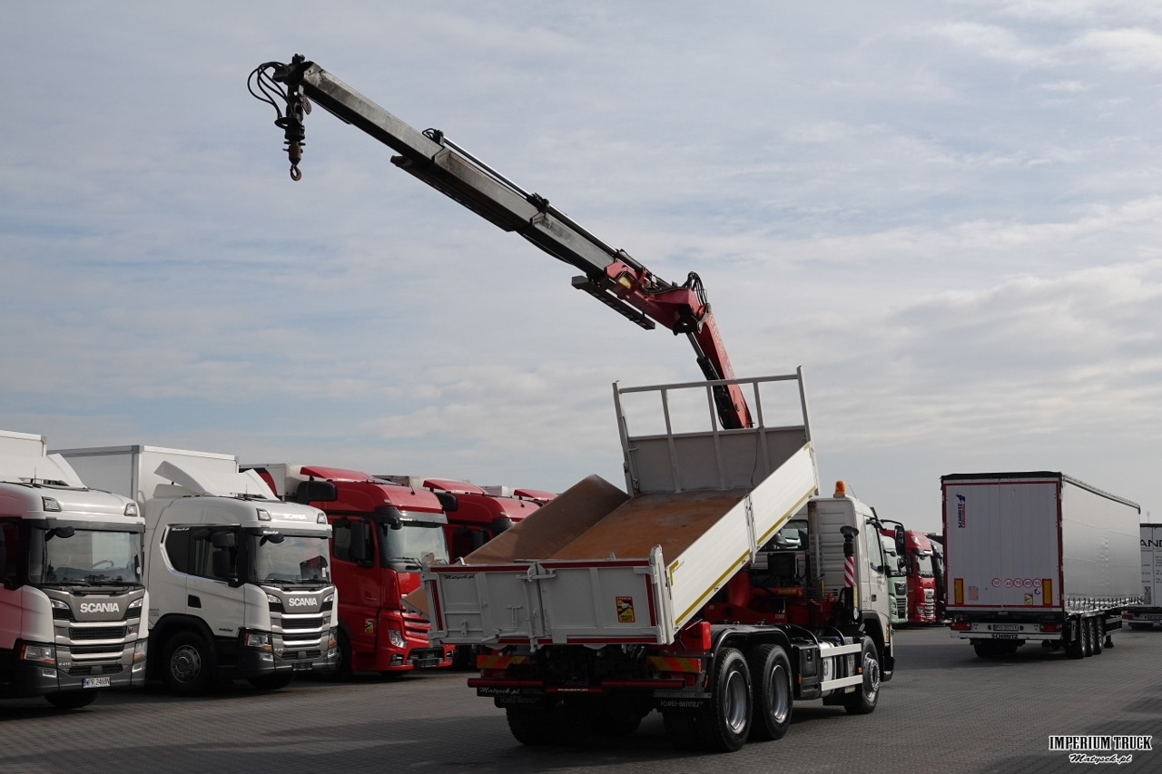 VOLVO FMX 370 / 6X4 / WYWROTKA + HDS FASSI F165XP / MAX UDŹWIG 5200KG / STEROWANIE RADIOWE / HYDROBURTA - Tipper, Crane truck: picture 4 VOLVO FMX 370 / 6X4 / WYWROTKA + HDS FASSI F165XP / MAX UDŹWIG 5200KG / STEROWANIE RADIOWE / HYDROBURTA - Tipper, Crane truck: picture 4
