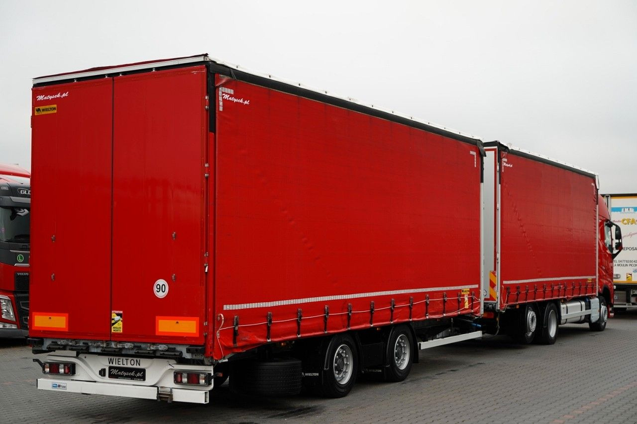 Volvo FH 460 / I-SAVE / ZESTAW TANDEM 120 M3 / PRZEJAZ - Curtain side truck: picture 3 Volvo FH 460 / I-SAVE / ZESTAW TANDEM 120 M3 / PRZEJAZ - Curtain side truck: picture 3