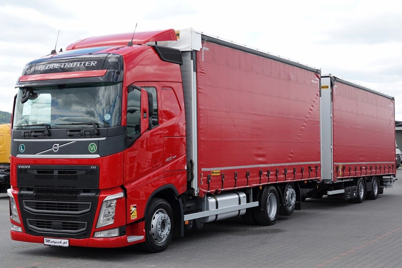 Volvo FH 460 / ZESTAW TANDEM 120 M3 / I-PARK COOL - Curtain side truck: picture 2 Volvo FH 460 / ZESTAW TANDEM 120 M3 / I-PARK COOL - Curtain side truck: picture 2