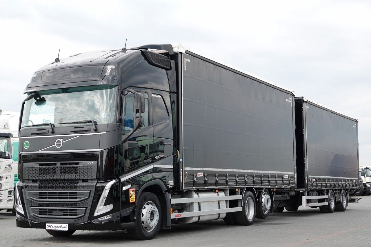Volvo FH 500 / I-SAVE / XL / ZESTAW TANDEM PRZEJAZDOW - Curtain side truck: picture 2 Volvo FH 500 / I-SAVE / XL / ZESTAW TANDEM PRZEJAZDOW - Curtain side truck: picture 2
