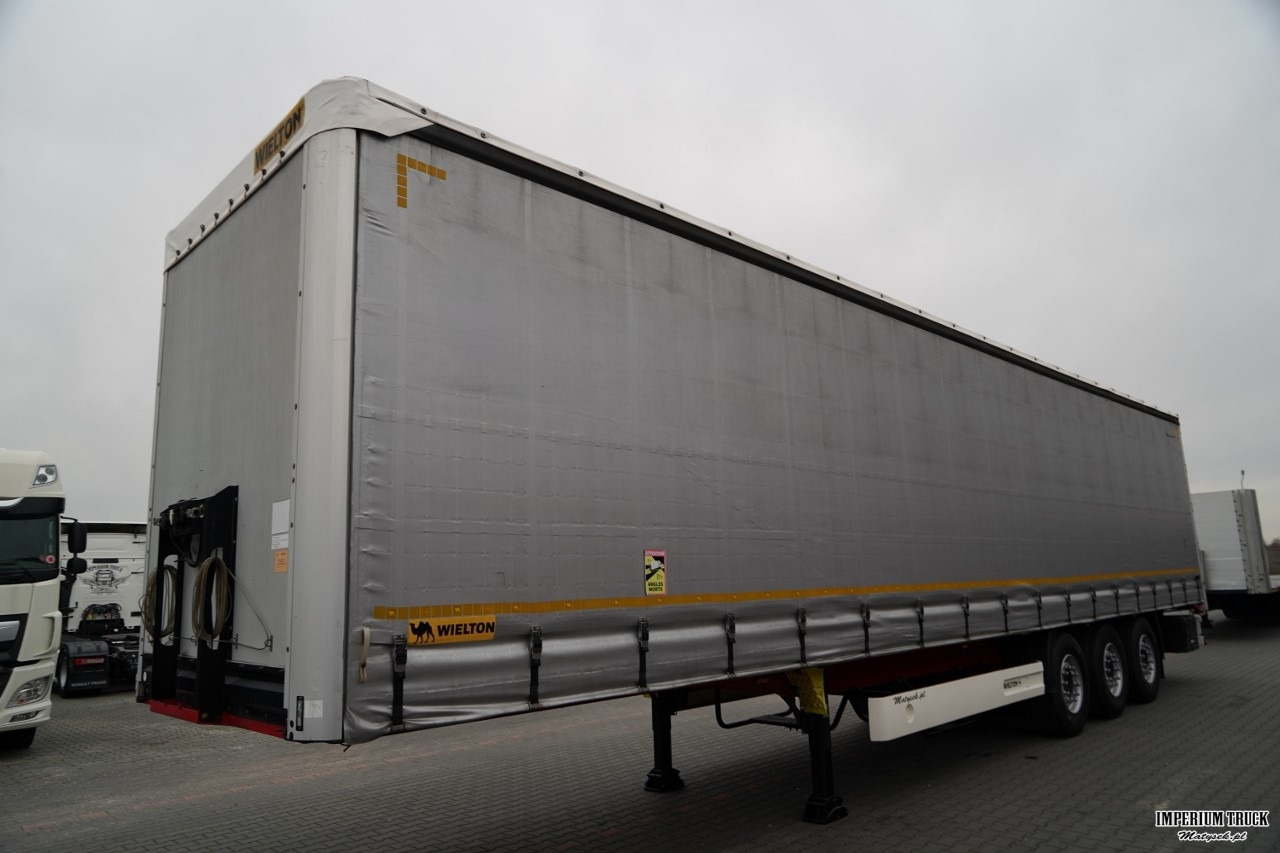 WIELTON / FIRANKA STANDARD / MULDA DO STALI - 9 M / OŚ PODNOSZONA / SAF / MAŁO UŻYWANA - Curtainsider semi-trailer: picture 2 WIELTON / FIRANKA STANDARD / MULDA DO STALI - 9 M / OŚ PODNOSZONA / SAF / MAŁO UŻYWANA - Curtainsider semi-trailer: picture 2