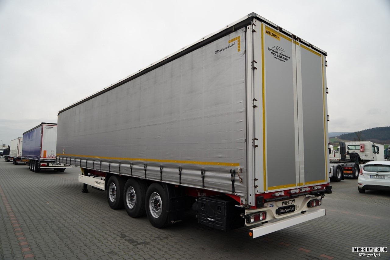 WIELTON / FIRANKA STANDARD / MULDA DO STALI - 9 M / OŚ PODNOSZONA / SAF / MAŁO UŻYWANA - Curtainsider semi-trailer: picture 3 WIELTON / FIRANKA STANDARD / MULDA DO STALI - 9 M / OŚ PODNOSZONA / SAF / MAŁO UŻYWANA - Curtainsider semi-trailer: picture 3