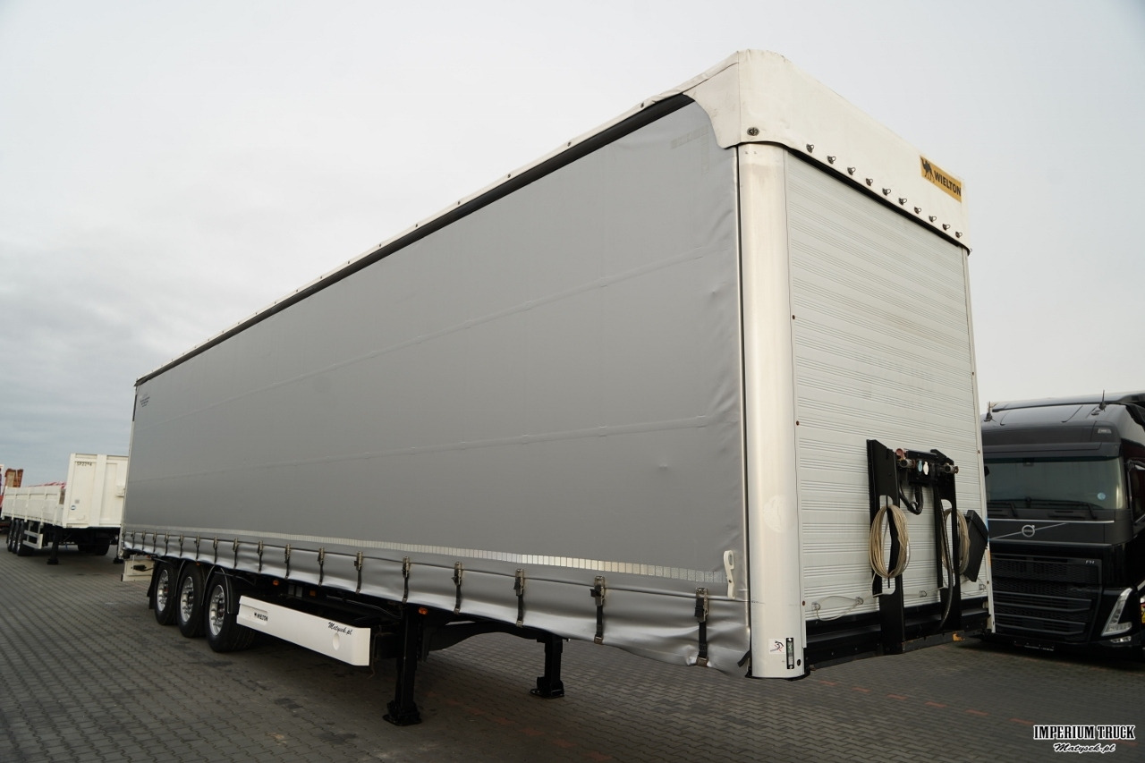 WIELTON FIRANKA STANDARD / PODNOSZONY DACH / SYSTEM BDE - ROZSUWANE SŁUPKI / OŚ PODNOSZONA / MAŁO UŻYWANA - Curtainsider semi-trailer: picture 2 WIELTON FIRANKA STANDARD / PODNOSZONY DACH / SYSTEM BDE - ROZSUWANE SŁUPKI / OŚ PODNOSZONA / MAŁO UŻYWANA - Curtainsider semi-trailer: picture 2