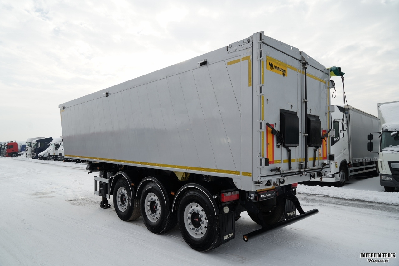 WIELTON / WYWROTKA / 41 M3 / ALUMINIOWA / 2x OŚ PODNOSZONA / OSIE SAF / ALUFELGI - Tipper semi-trailer: picture 5 WIELTON / WYWROTKA / 41 M3 / ALUMINIOWA / 2x OŚ PODNOSZONA / OSIE SAF / ALUFELGI - Tipper semi-trailer: picture 5