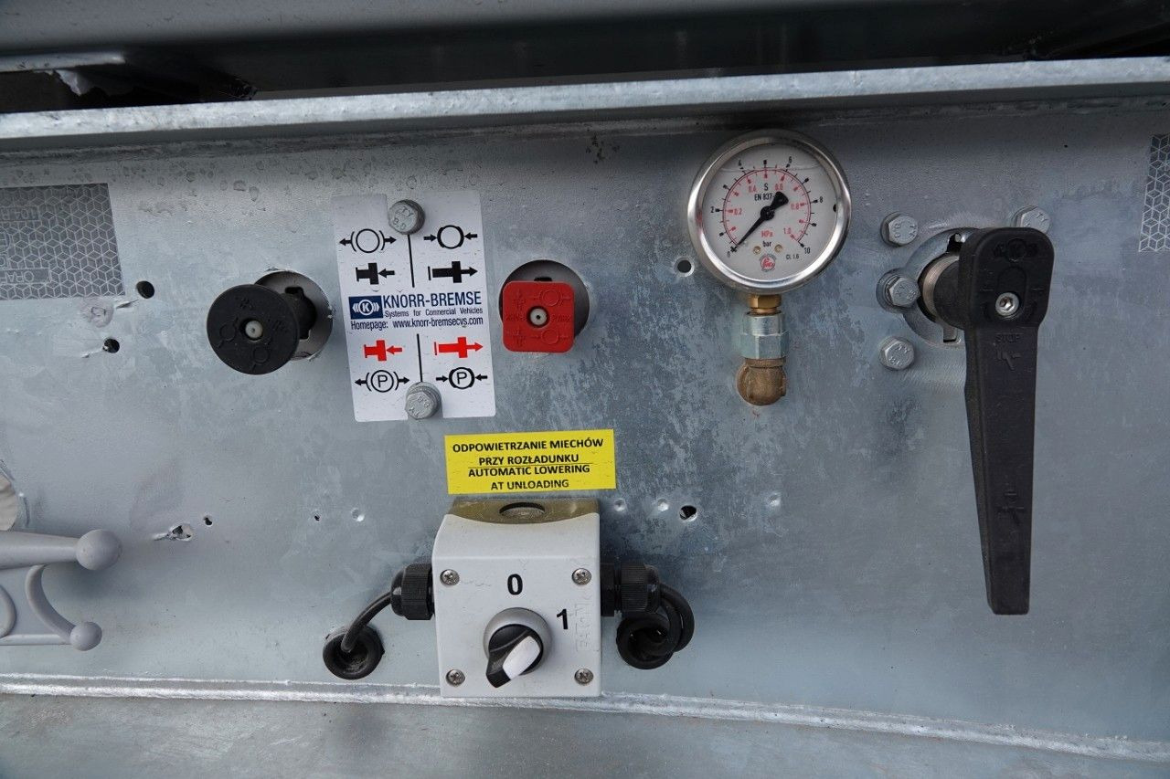 Tipper semi-trailer ZASŁAW WYWROTKA 26 m3 / FABRYCZNIE NOWA / STALOWA / RYN: picture 14