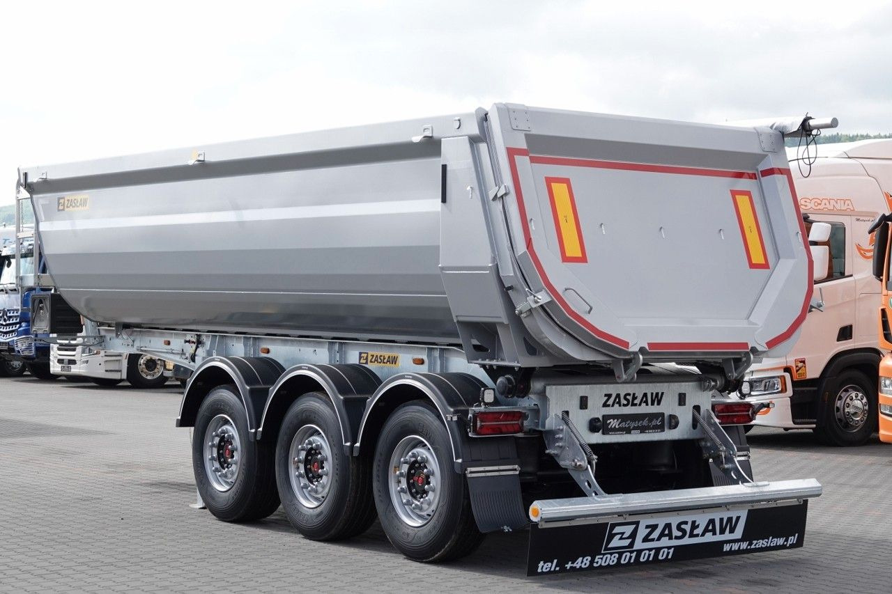 Tipper semi-trailer ZASŁAW WYWROTKA 26 m3 / FABRYCZNIE NOWA / STALOWA / RYN: picture 6