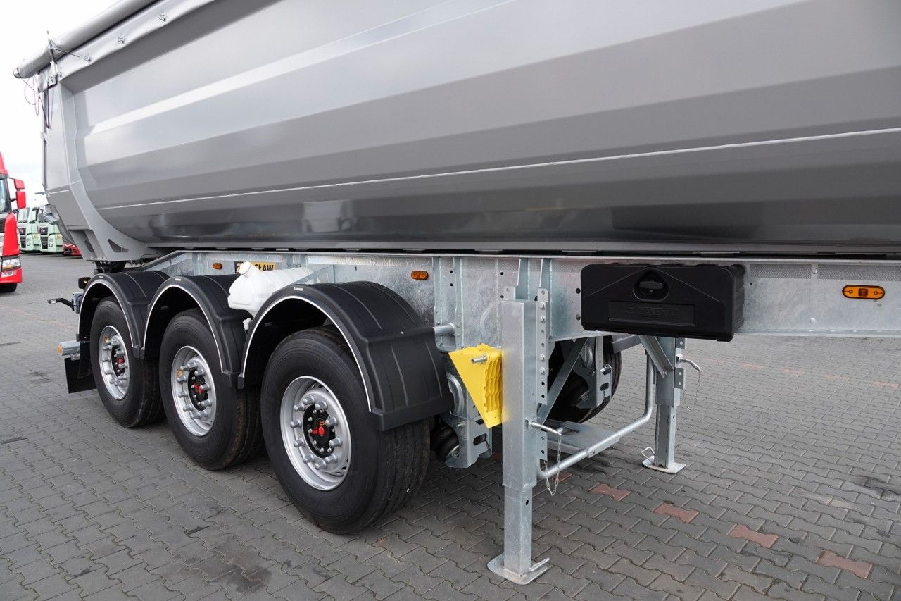 Tipper semi-trailer ZASŁAW WYWROTKA 26 m3 / FABRYCZNIE NOWA / STALOWA / RYN: picture 9