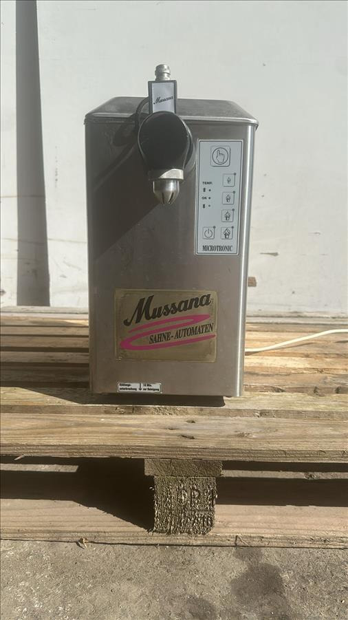 Mussana Whipped cream machine - Food processing equipment: picture 1 Mussana Whipped cream machine - Food processing equipment: picture 1
