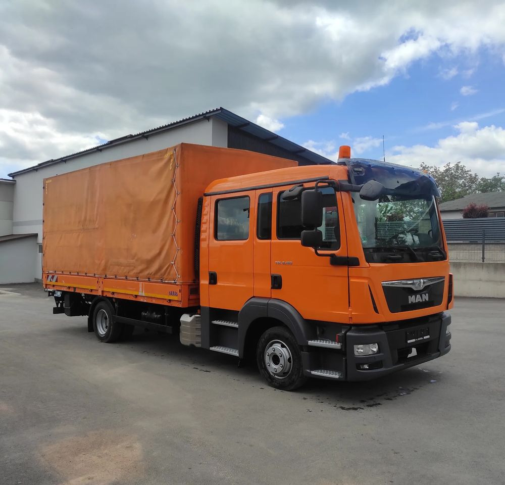 MAN TGL 8.180 DOKA / 6 OSOBOWY /BUTRO-PLANDEKA / - Curtain side truck: picture 5 MAN TGL 8.180 DOKA / 6 OSOBOWY /BUTRO-PLANDEKA / - Curtain side truck: picture 5