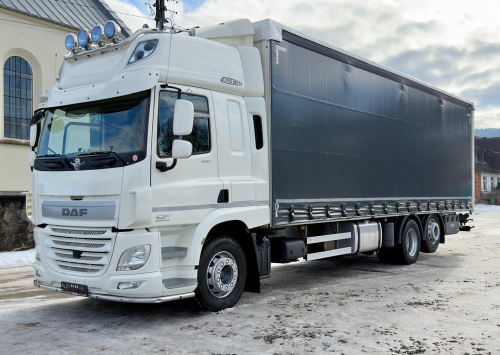 DAF CF330 / 410 / FIRANKA / SILNIK 11 LITROWY / RETARDER / WINDA / OŚ SKRĘTNA-PODNOSZONA / E6 / SPROWADZONY /23 PALETY/ - Curtain side truck: picture 1 DAF CF330 / 410 / FIRANKA / SILNIK 11 LITROWY / RETARDER / WINDA / OŚ SKRĘTNA-PODNOSZONA / E6 / SPROWADZONY /23 PALETY/ - Curtain side truck: picture 1