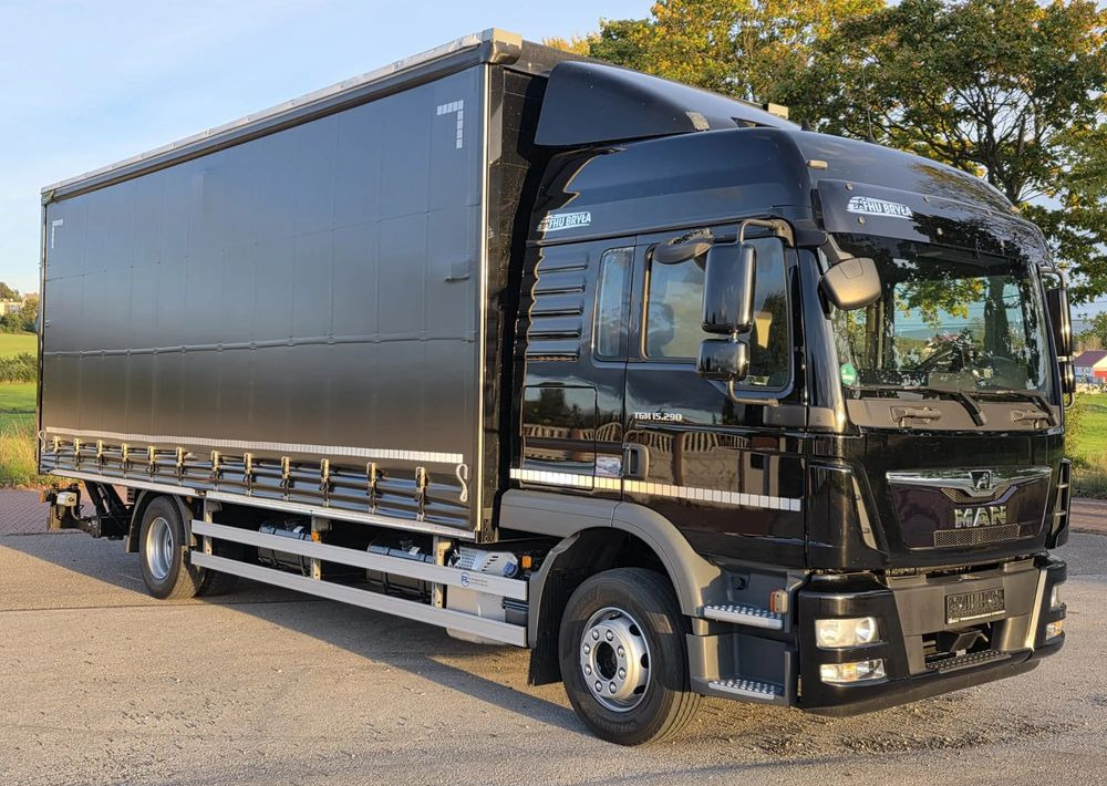MAN TGM 15.290 / FIRANKA / 2019R / SPROWADZONY/ 7500 ŁADOWNOŚĆ / 18 PALET / E6 / JAK NOWY / WINDA / - Curtain side truck: picture 1 MAN TGM 15.290 / FIRANKA / 2019R / SPROWADZONY/ 7500 ŁADOWNOŚĆ / 18 PALET / E6 / JAK NOWY / WINDA / - Curtain side truck: picture 1