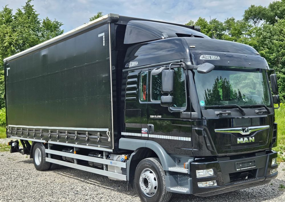 MAN TGM 15.290 / FIRANKA / 2019R / SPROWADZONY/ 7500 ŁADOWNOŚĆ / 18 PALET / E6 / JAK NOWY / WINDA / - Curtain side truck: picture 1 MAN TGM 15.290 / FIRANKA / 2019R / SPROWADZONY/ 7500 ŁADOWNOŚĆ / 18 PALET / E6 / JAK NOWY / WINDA / - Curtain side truck: picture 1