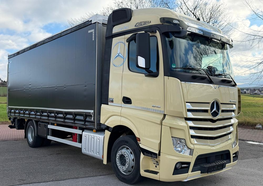 Mercedes-Benz ACTROS 1846 / FIRANKA / WINDA / 18 EUROPALET / AUTOMAT / Z NIEMIEC / 2019 / PRZEBIEG 370 TYŚ KM - Curtain side truck: picture 2 Mercedes-Benz ACTROS 1846 / FIRANKA / WINDA / 18 EUROPALET / AUTOMAT / Z NIEMIEC / 2019 / PRZEBIEG 370 TYŚ KM - Curtain side truck: picture 2