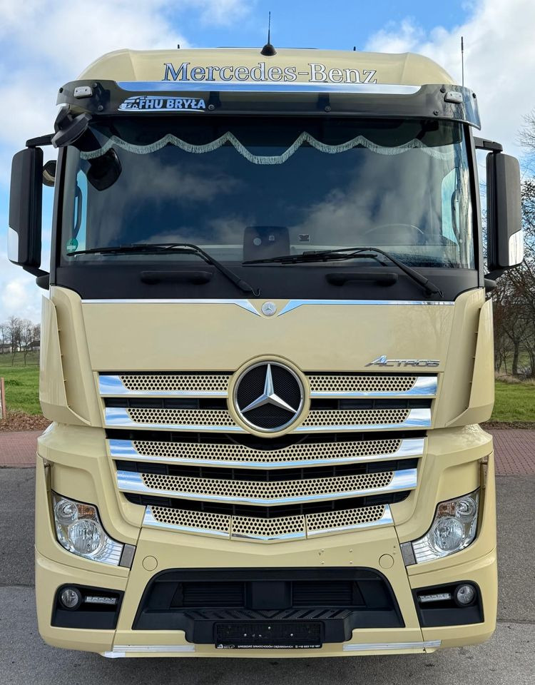 Mercedes-Benz ACTROS 1846 / FIRANKA / WINDA / 18 EUROPALET / AUTOMAT / Z NIEMIEC / 2019 / PRZEBIEG 370 TYŚ KM - Curtain side truck: picture 3 Mercedes-Benz ACTROS 1846 / FIRANKA / WINDA / 18 EUROPALET / AUTOMAT / Z NIEMIEC / 2019 / PRZEBIEG 370 TYŚ KM - Curtain side truck: picture 3
