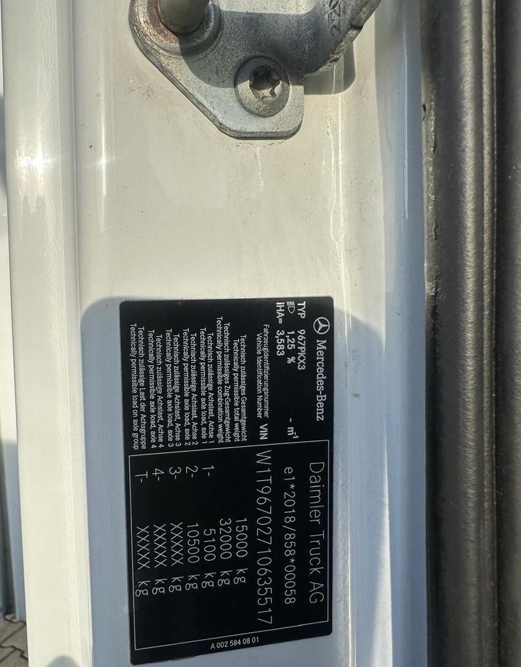 Mercedes-Benz ATEGO 1530 / FIRANKA / WINDA / E6 / 2023 / JAK NOWY / 18 EURO PALET /  SPROWADZONY / GLOB / SYPIALKA / NISKI PRZEBIEG leasing Mercedes-Benz ATEGO 1530 / FIRANKA / WINDA / E6 / 2023 / JAK NOWY / 18 EURO PALET /  SPROWADZONY / GLOB / SYPIALKA / NISKI PRZEBIEG: picture 14