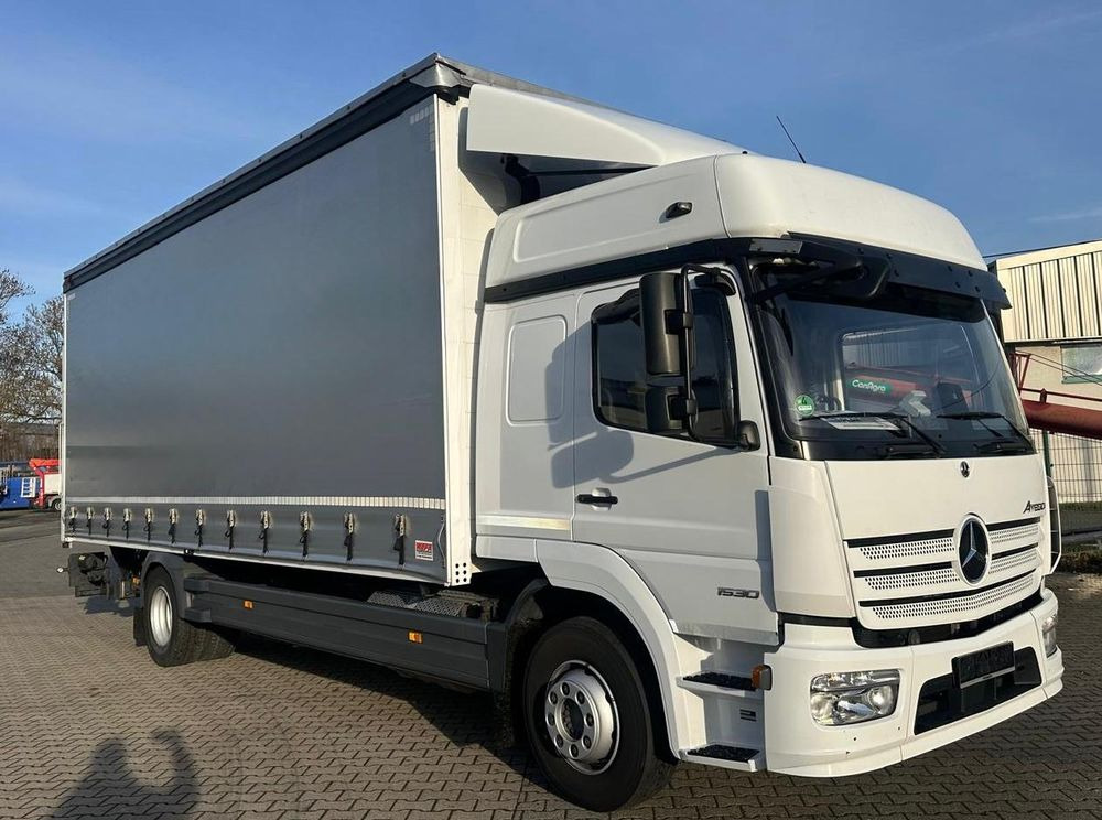 Mercedes-Benz ATEGO 1530 / FIRANKA / WINDA / E6 / 2023 / JAK NOWY / 18 EURO PALET / SPROWADZONY / GLOB / SYPIALKA / NISKI PRZEBIEG - Curtain side truck: picture 1 Mercedes-Benz ATEGO 1530 / FIRANKA / WINDA / E6 / 2023 / JAK NOWY / 18 EURO PALET / SPROWADZONY / GLOB / SYPIALKA / NISKI PRZEBIEG - Curtain side truck: picture 1