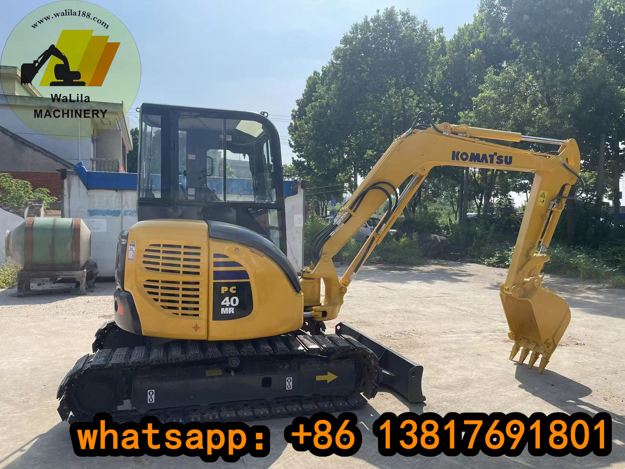 KOMATSU PC 40 MR-3 - Mini excavator: picture 1 KOMATSU PC 40 MR-3 - Mini excavator: picture 1