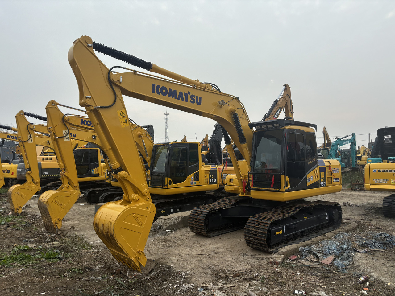 KOMATSU PC160 - Crawler excavator: picture 4 KOMATSU PC160 - Crawler excavator: picture 4