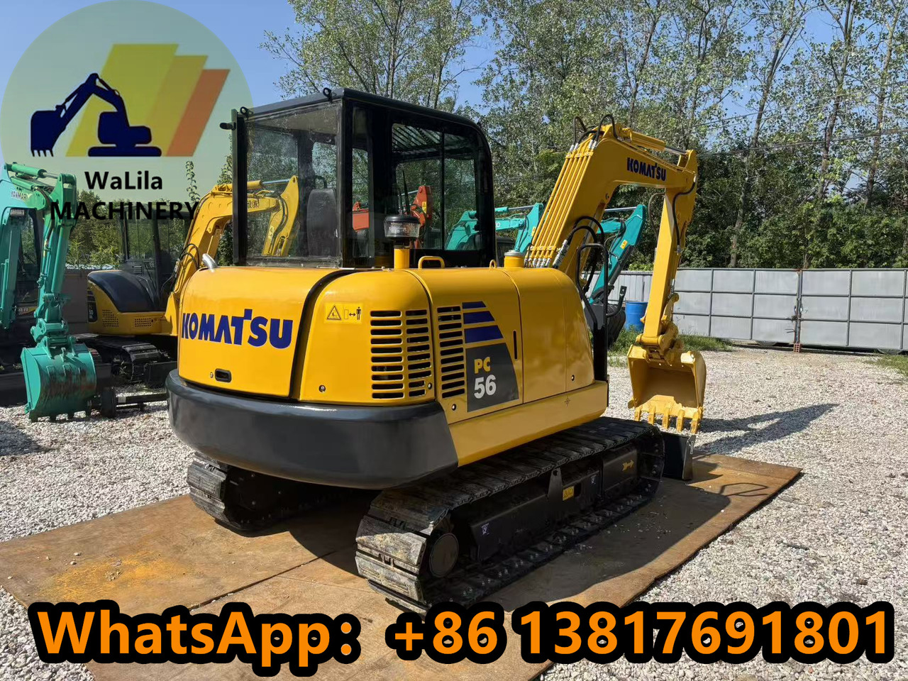 KOMATSU PC56-7 - Mini excavator: picture 2 KOMATSU PC56-7 - Mini excavator: picture 2