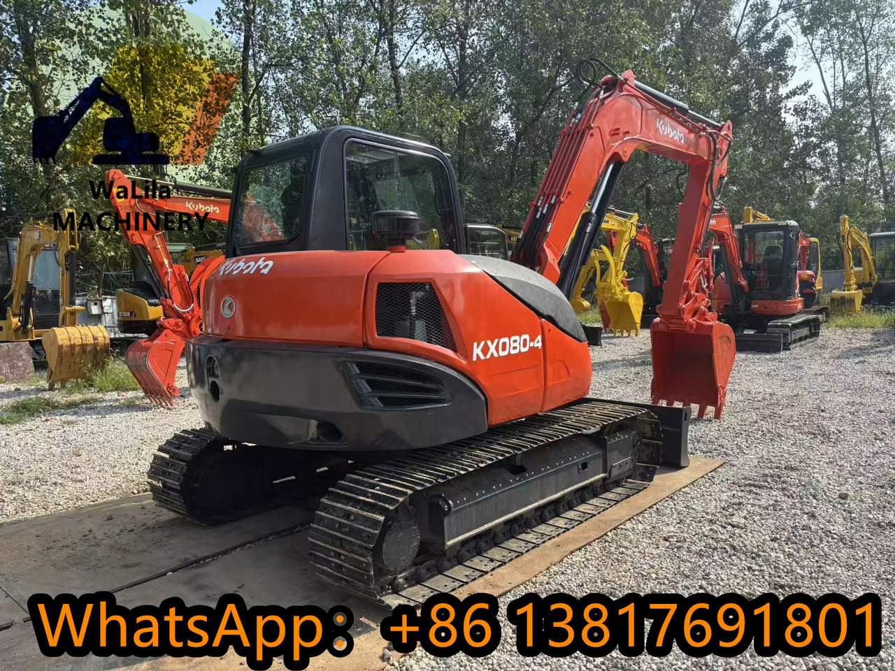 KUBOTA KX080 - Mini excavator: picture 4 KUBOTA KX080 - Mini excavator: picture 4