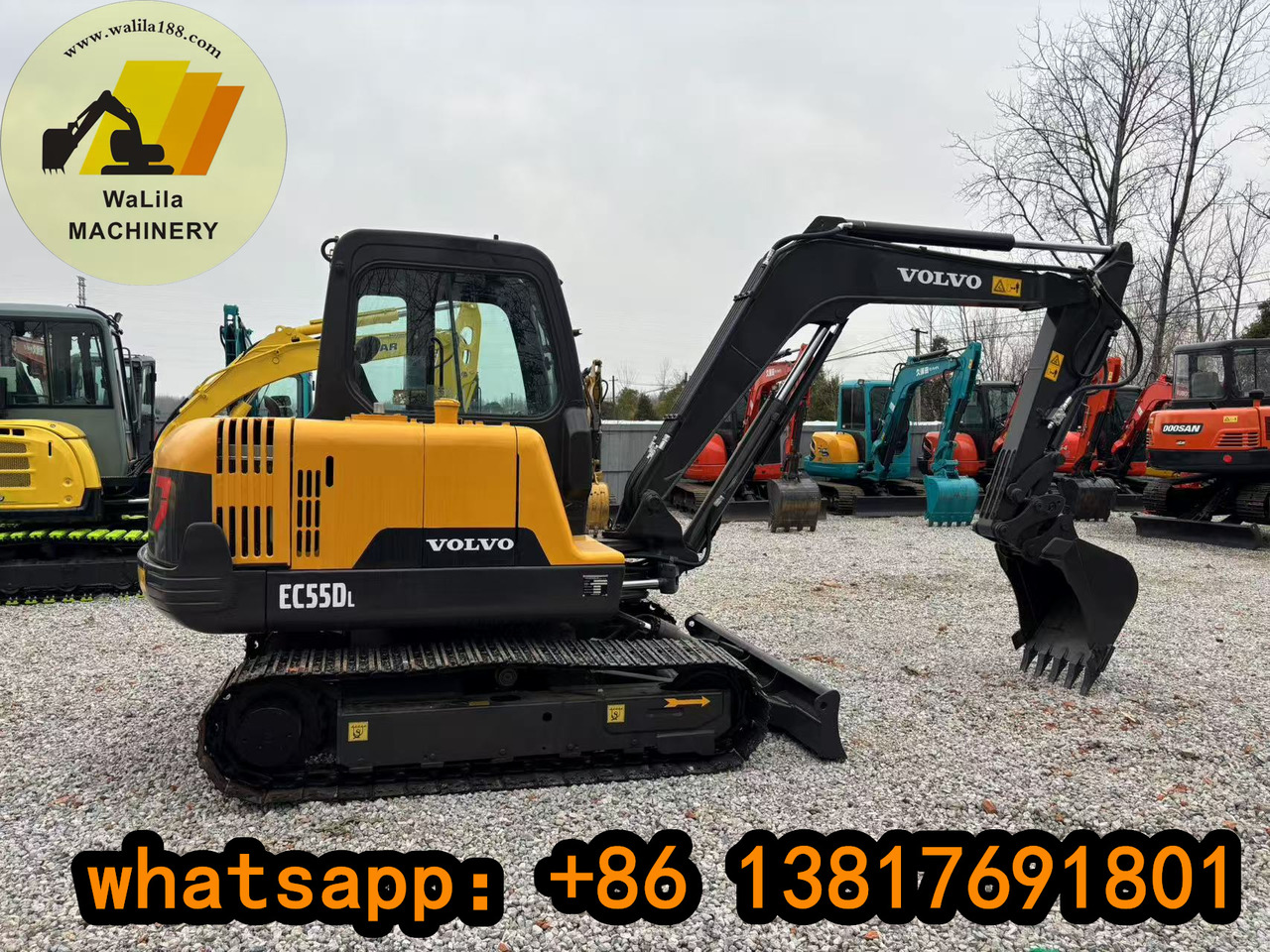 Volvo EC55D - Mini excavator: picture 1 Volvo EC55D - Mini excavator: picture 1