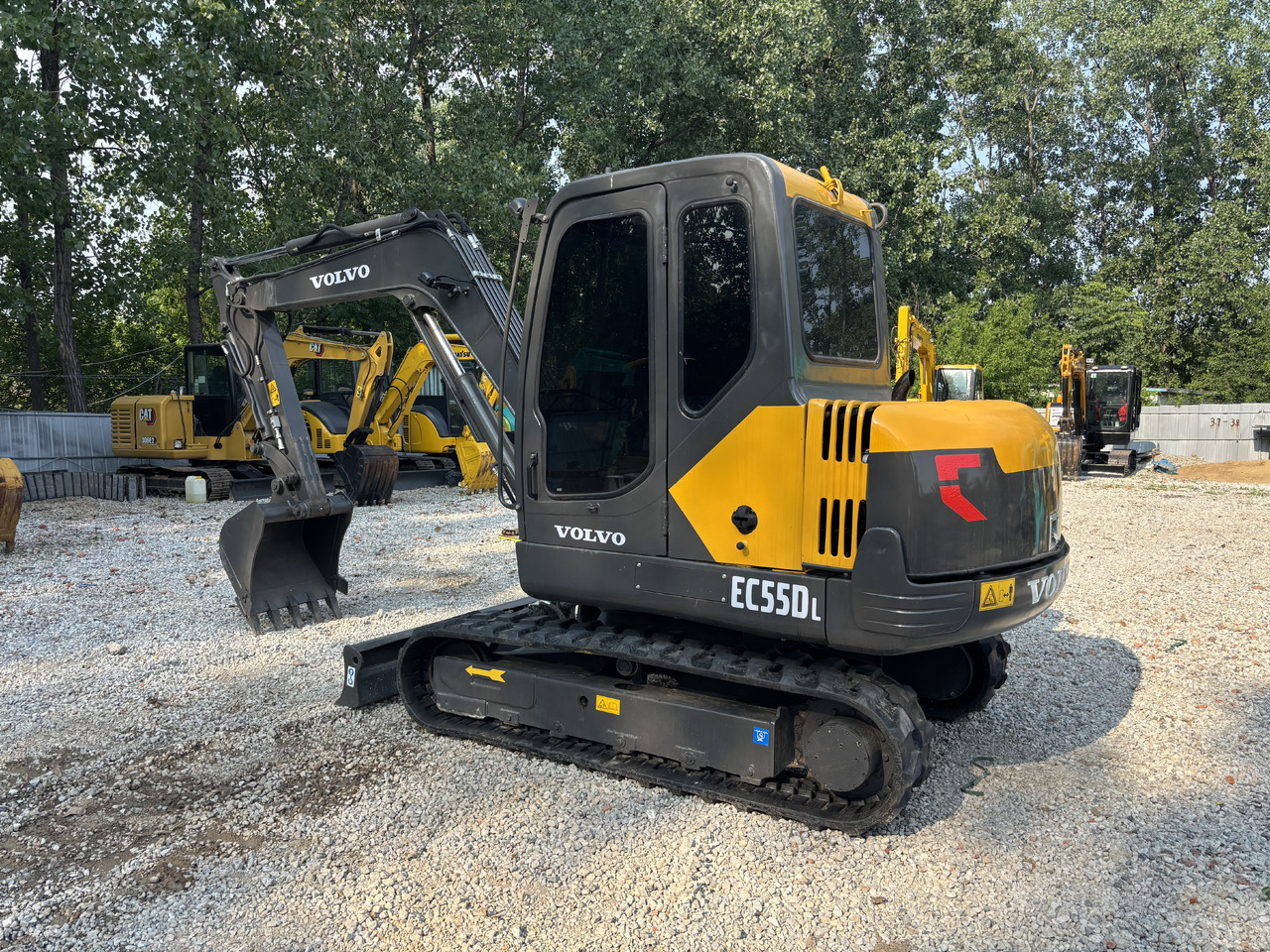 Volvo EC55D Rubber track - Mini excavator: picture 1 Volvo EC55D Rubber track - Mini excavator: picture 1