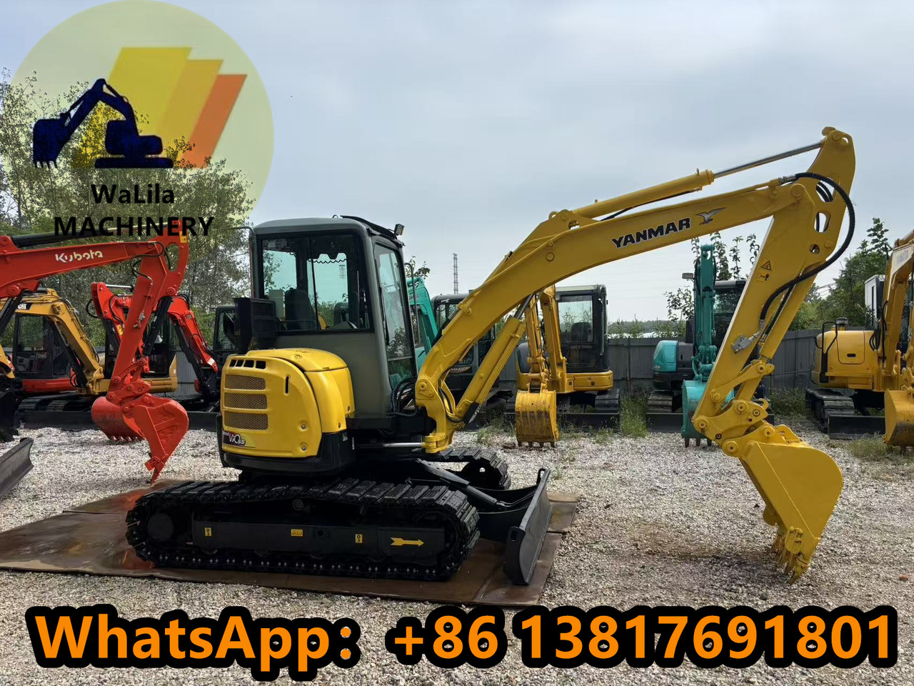 YANMAR VIO55 - Mini excavator: picture 1 YANMAR VIO55 - Mini excavator: picture 1