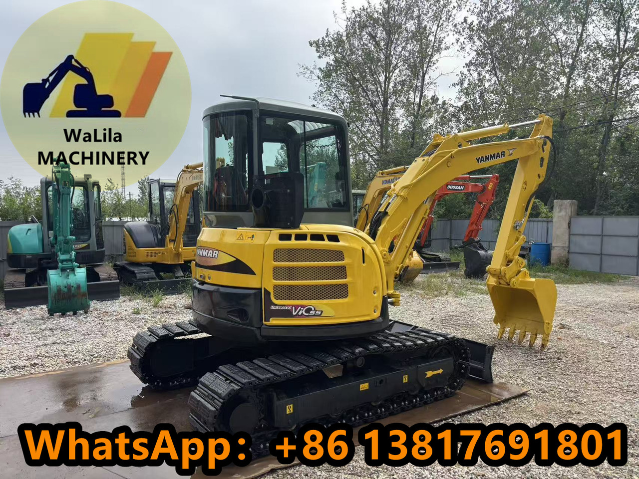 YANMAR VIO55 - Mini excavator: picture 4 YANMAR VIO55 - Mini excavator: picture 4