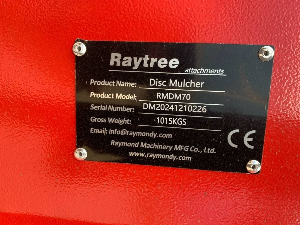 Raytree RMDM70 Mulcher - Forestry mulcher: picture 4 Raytree RMDM70 Mulcher - Forestry mulcher: picture 4