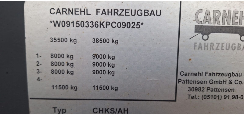 Carnehl CHKS AH - Tipper semi-trailer: picture 5 Carnehl CHKS AH - Tipper semi-trailer: picture 5