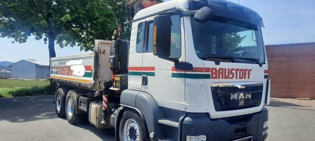 MAN TGS 26.400 Kipper Mit Kran/Funk - Tipper, Crane truck: picture 2 MAN TGS 26.400 Kipper Mit Kran/Funk - Tipper, Crane truck: picture 2