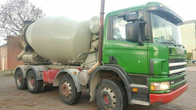 Scania 124-380PS 8x4 9-Qubik Stetter Euro:4 ZF-Schalte - Concrete mixer truck: picture 1 Scania 124-380PS 8x4 9-Qubik Stetter Euro:4 ZF-Schalte - Concrete mixer truck: picture 1