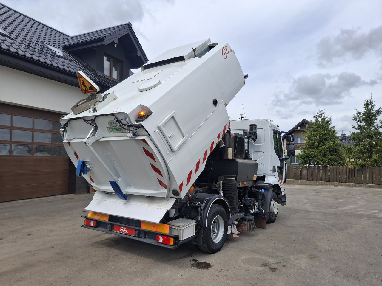 Road sweeper RENAULT Midlum 220 Zamiatarka Kehrmaschine Johnston L/R 2 Motoren 2 Silniki: picture 14