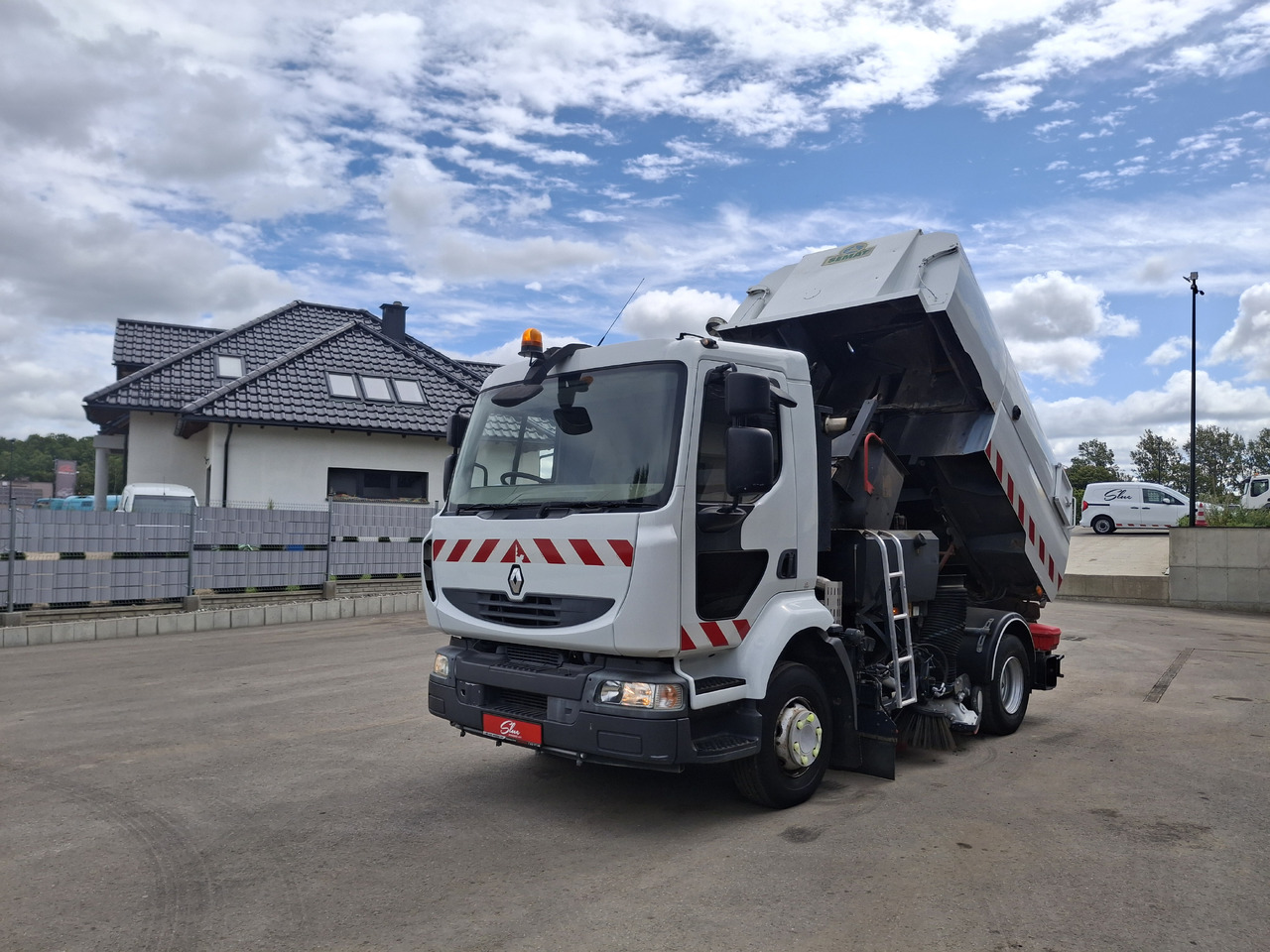 Road sweeper RENAULT Midlum 220 Zamiatarka Kehrmaschine Johnston L/R 2 Motoren 2 Silniki: picture 12