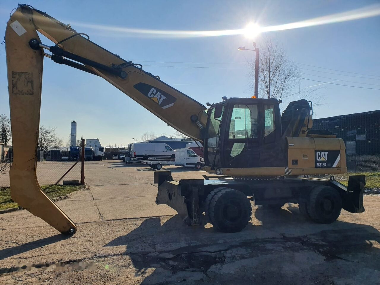 Waste/ Industry handler Caterpillar 318 D MH: picture 16 Waste/ Industry handler Caterpillar 318 D MH: picture 16