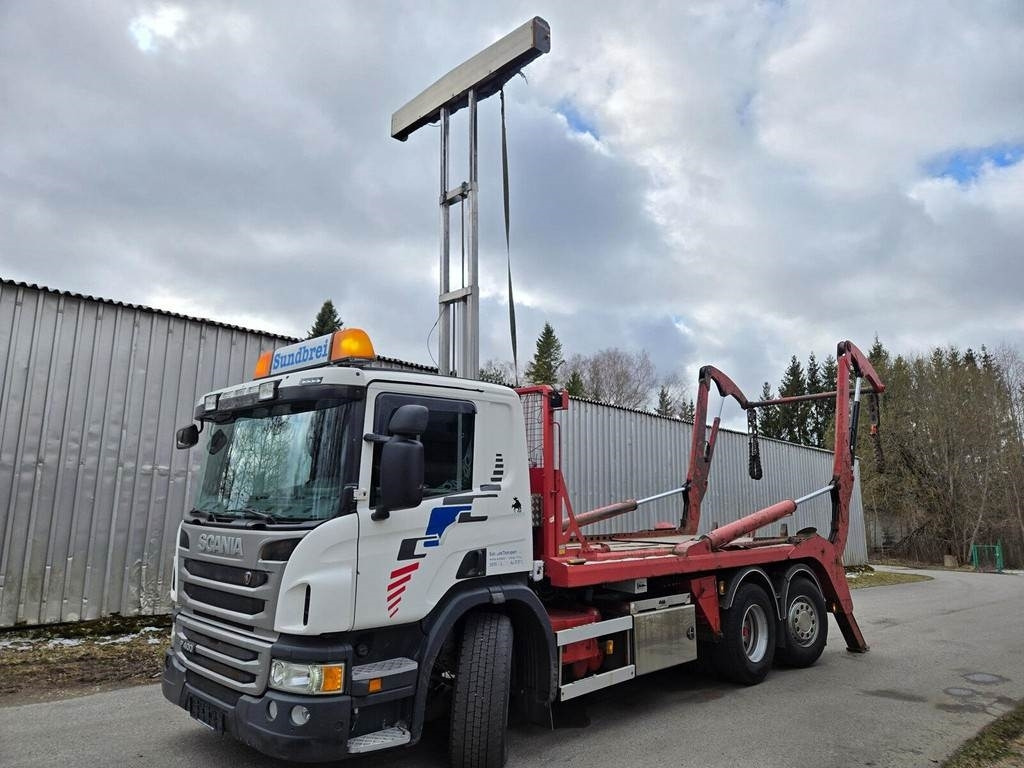 Scania P400 DB6x2*4HNB JOAB - Skip loader truck: picture 1 Scania P400 DB6x2*4HNB JOAB - Skip loader truck: picture 1