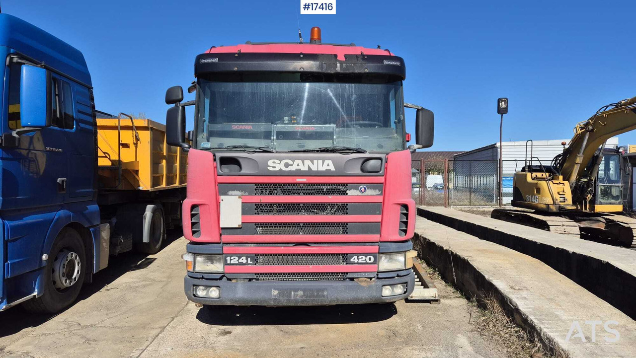 Tractor SCANIA 124L 420KM (2003) + BERGER tipper semi-trailer (2007) - Tractor unit: picture 3 Tractor SCANIA 124L 420KM (2003) + BERGER tipper semi-trailer (2007) - Tractor unit: picture 3