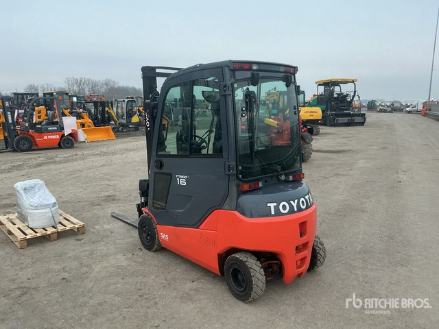2013 Toyota 8FBMT16 1600 kg Electric Forklift - Electric forklift: picture 2 2013 Toyota 8FBMT16 1600 kg Electric Forklift - Electric forklift: picture 2
