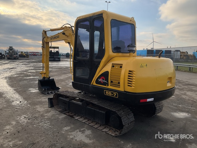 2011 Hyundai R55-7 Mini Excavator: <6.6t - Other machinery: picture 2 2011 Hyundai R55-7 Mini Excavator: <6.6t - Other machinery: picture 2