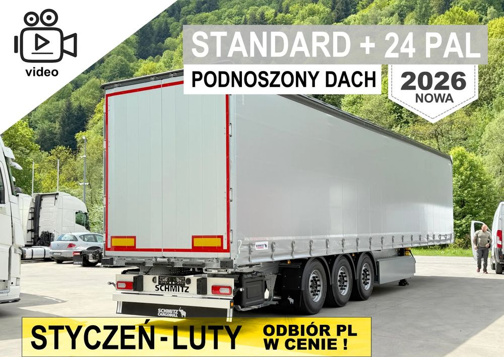 Schmitz Cargobull STANDARD + PDN DACH + 24 PAL - Curtainsider semi-trailer: picture 1 Schmitz Cargobull STANDARD + PDN DACH + 24 PAL - Curtainsider semi-trailer: picture 1