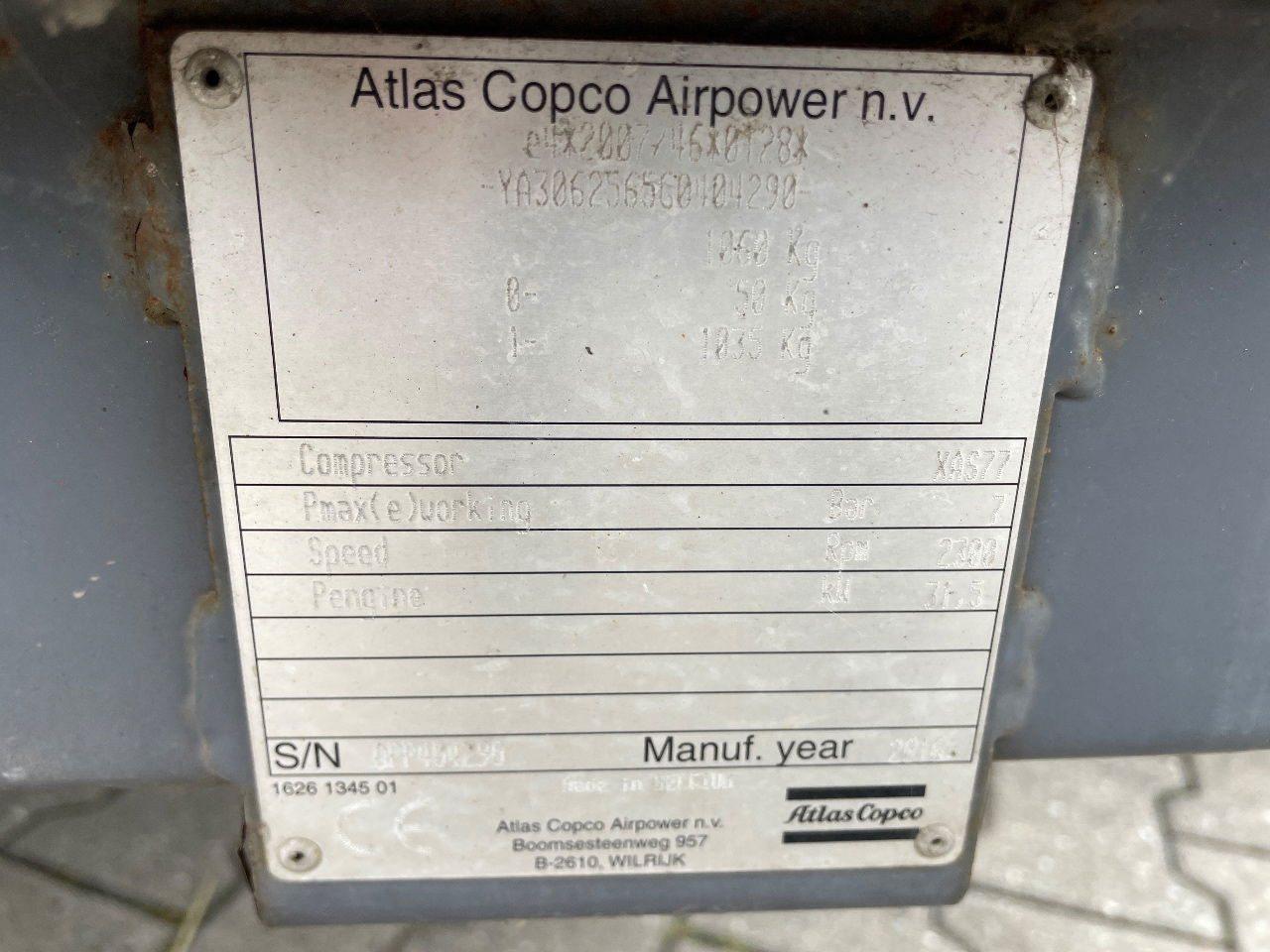 Atlas Copco Xas77 - Air compressor: picture 5 Atlas Copco Xas77 - Air compressor: picture 5